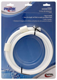 Boyau de Douche en Nylon Blanc 60" - Compatible Phoenix