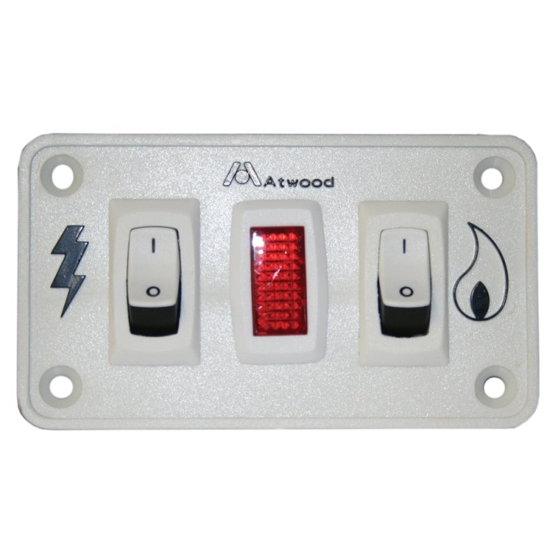 Interrupteur mural Dometic 42-0183 pour chauffe-eau Atwood LP/électrique 12V