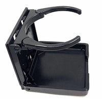 Porte-gobelet pliable noir à montage encastré JR Products 03-0658 pour VR