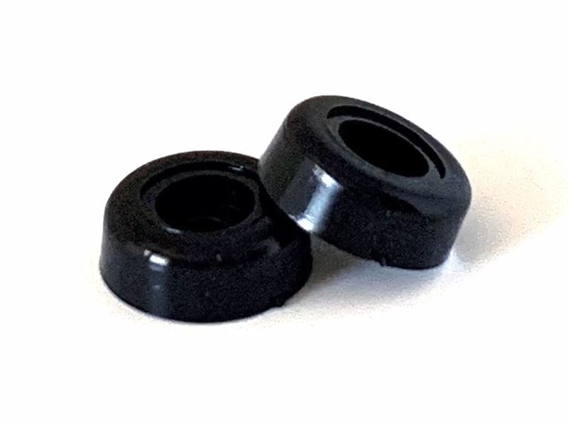 Butées de porte universelles JR Products 20-1222 noires – Ensemble de 2