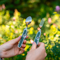 Ustensiles de camping Coghlan’s 8252 avec couteau et ouvre-boîte