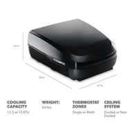 Climatiseur de toit Dometic FreshJet 3 13 500 BTU noir pour VR