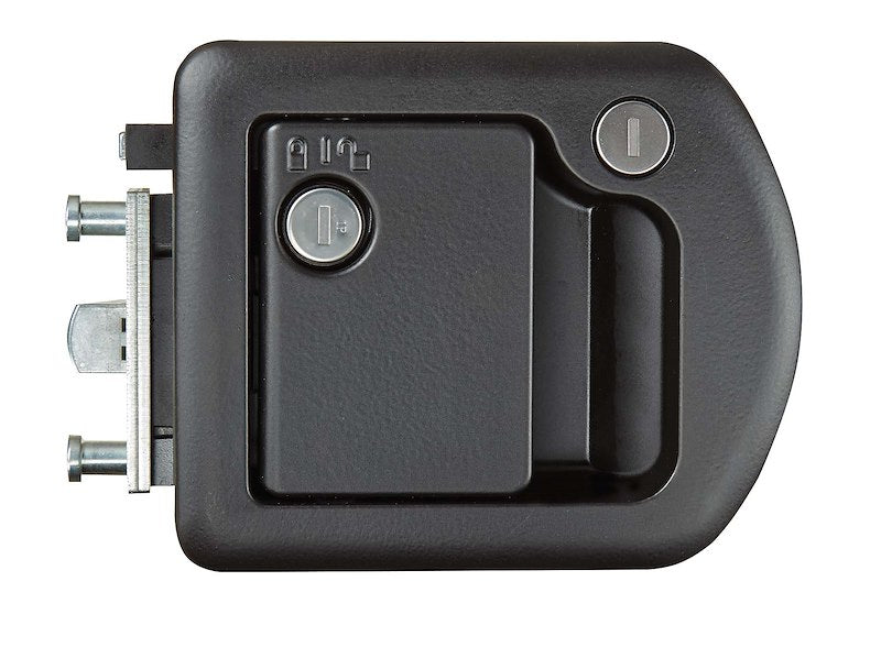 Poignée de porte d’entrée TriMark noire RV Designer 69-9756 pour VR et roulottes