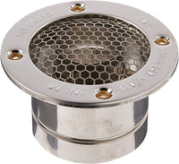 Évent mural rond Suburban 09-0169 pour chauffe-eau RV – 2 po