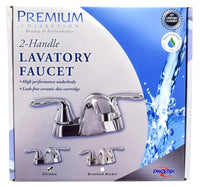 Robinet de salle de bain Phoenix Premium chrome 4 po à 2 poignées