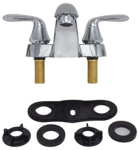Robinet de salle de bain Phoenix Premium chrome 4 po à 2 poignées