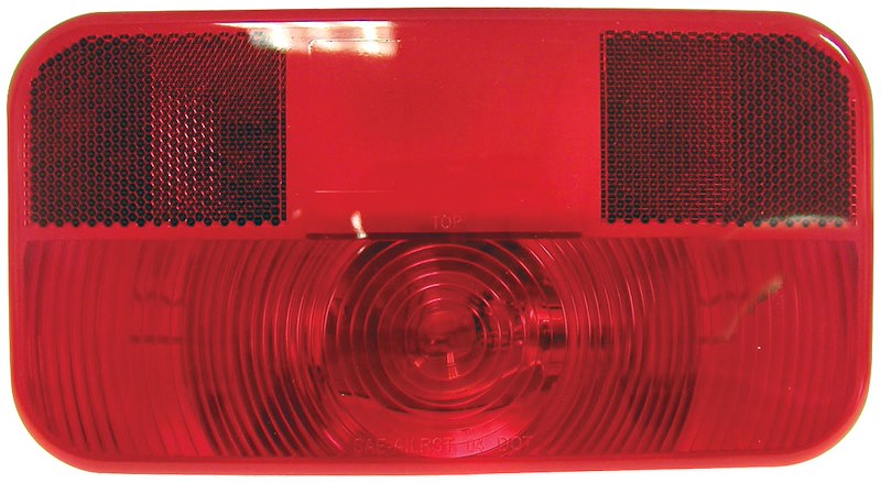 Feu arrière rectangulaire Peterson 18-1442 pour VR et remorque – rouge incandescent