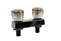 Robinet de douche Dura Faucet 06-8224 noir à 2 valves – 4 po