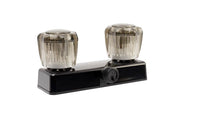 Robinet de douche Dura Faucet 06-8224 noir à 2 valves – 4 po