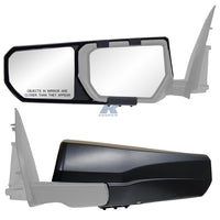 Miroirs de remorquage K-Source Snap & Zap 09-0585 noirs – Paire