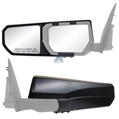 Miroirs de remorquage K-Source Snap & Zap 09-0585 noirs – Paire