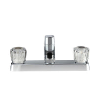 Two-handle crystal faucet