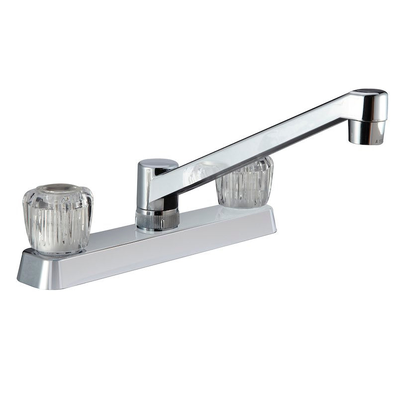 Two-handle crystal faucet