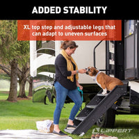 solid step lipper 4 step door width 25-28 in