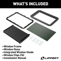 Lippert Thin Shade EcoCell 09-1170 Window Shade for RV Door