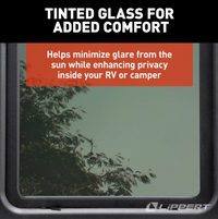 Lippert Thin Shade EcoCell 09-1170 Window Shade for RV Door