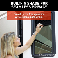 Store de fenêtre Lippert Thin Shade EcoCell 09-1170 pour porte de VR