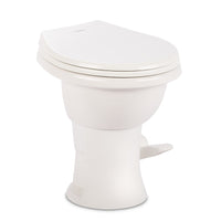 Toilette Dometic 410 Blanche en Porcelaine avec Chasse d'Eau PowerFlush