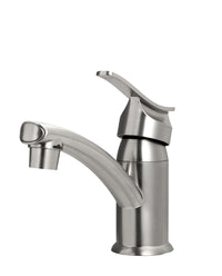 Robinet d'Évier de Salle de Bain pour VR en Nickel Satiné Brossé