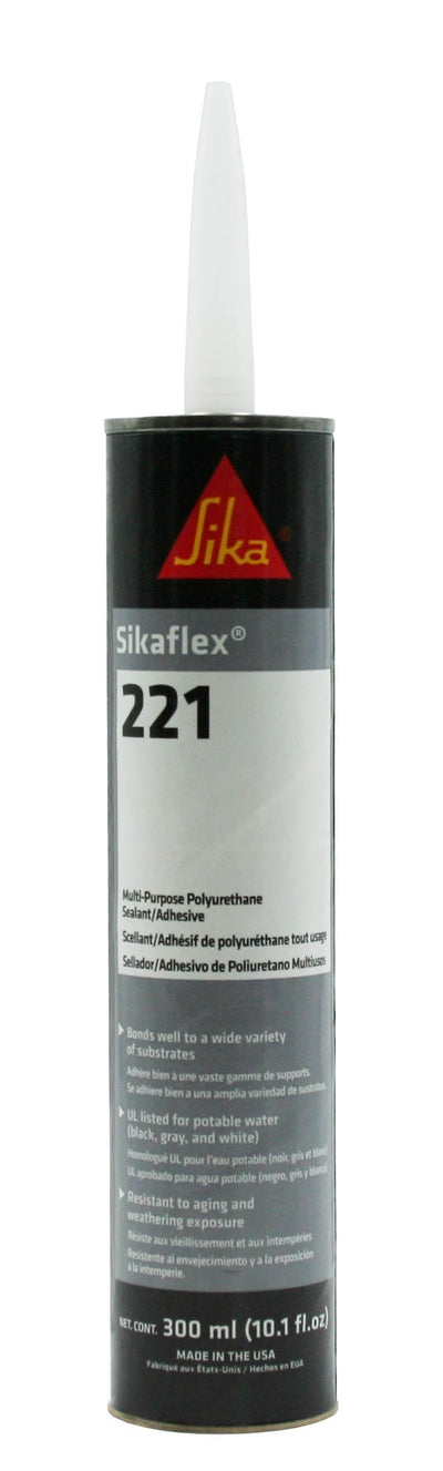 Scellant Sikaflex®-221 noir AP Products 13-0005 pour VR et remorque
