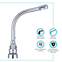 Robinet de cuisine Dura Faucet 10-1302 chrome pour VR