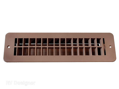 Floor register damper