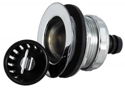 Sink strainer; Fits the drain outlet d