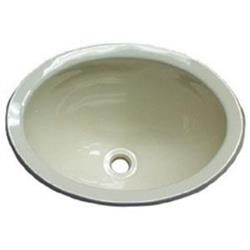 Évier ovale simple LaSalle Bristol 62-2799 en ABS blanc pour VR