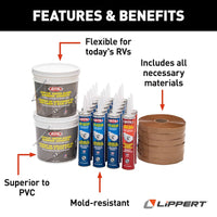Kit d’installation toiture VR Lippert SuperFlex 72-9278