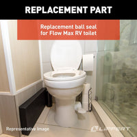 Joint de Toilette Flow Max™ Lippert - Remplacement pour Toilettes RV - Joint de Boule de Chasse en Caoutchouc