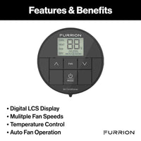 Furrion Chill™ Programmable Wall Thermostat 12V – Single Zone with Fan Control and LED Display