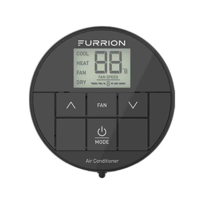 Thermostat mural Furrion Chill™ programmable 12V – Zone unique avec contrôle de ventilateur et écran LED