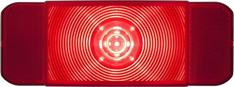 Feu remorque DEL rectangulaire stop/turn/tail 12V côté passager