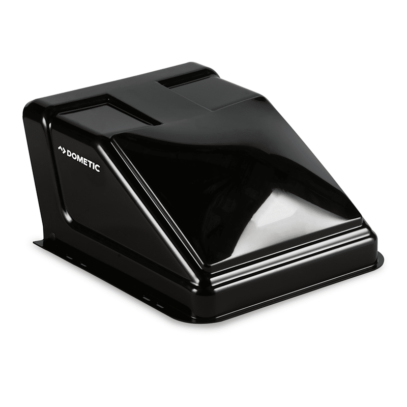Capot de ventilation Ultra Breeze Dometic 22-0066 – Pour évent de toit 14"x14" – Noir opaque – Avec quincaillerie