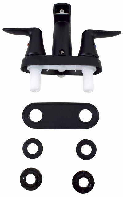 Robinet douche noir Catalina 4 po pour bain-douche de VR