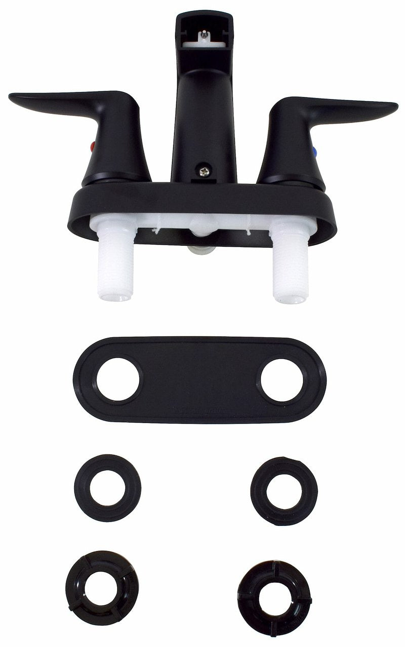 Robinet douche noir Catalina 4 po pour bain-douche de VR