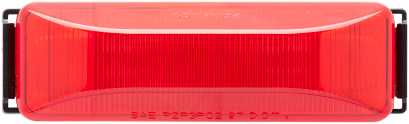 Feu de gabarit rouge rectangulaire Optronics 18-1506 - Étanche 12V pour remorque