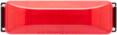 Feu de gabarit rouge rectangulaire Optronics 18-1506 - Étanche 12V pour remorque