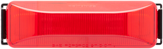 Feu de gabarit rouge rectangulaire Optronics 18-1506 - Étanche 12V pour remorque