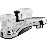 Robinet avec inverseur pour douche chrome poli 4 po pour lavabo de VR
