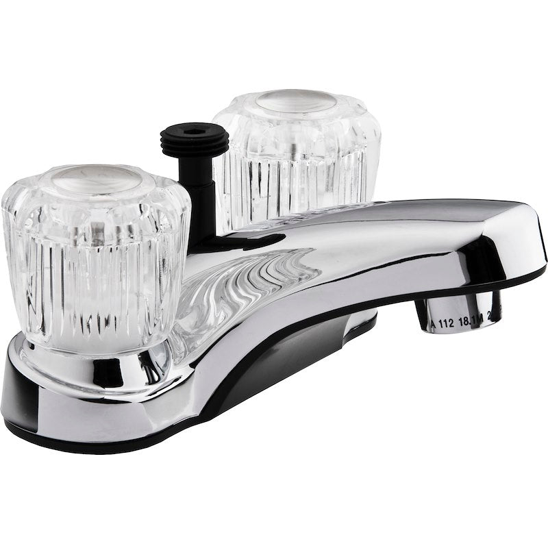 Robinet avec inverseur pour douche chrome poli 4 po pour lavabo de VR