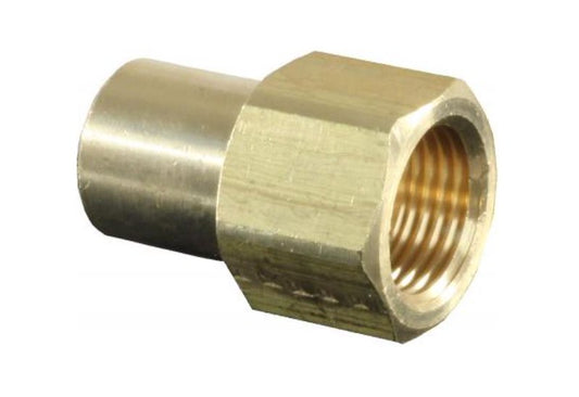 Raccord Laiton JR Products 3/8" Femelle Flare à 1/4" Mâle NPT – Pour Tuyaux Propane VR