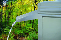 JR Products Gutter Deflectors - Set of 2 - Polar White