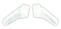JR Products Gutter Deflectors - Set of 2 - Polar White