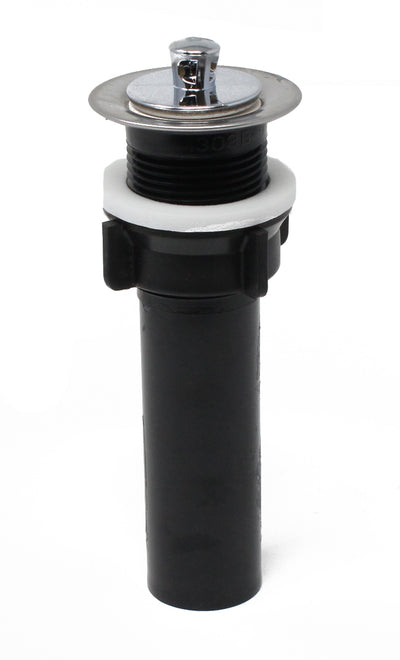 Drain Complet avec Bouchon 2 pouces en Plastique avec Anneau en Acier Inoxydable – Facile à Installer