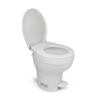 Toilette Aqua-Magic VI Thetford pour VR - Profil Élevé, Siège Rond SloClose, Chasse à Pédale, Blanc