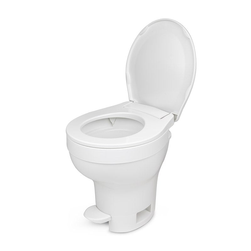 Toilette Aqua-Magic VI Thetford pour VR - Profil Élevé, Siège Rond SloClose, Chasse à Pédale, Blanc