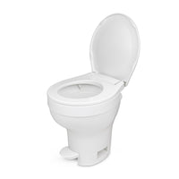 Toilette Aqua-Magic VI Thetford pour VR - Profil Élevé, Siège Rond SloClose, Chasse à Pédale, Blanc
