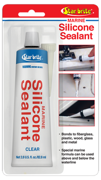 Scellant silicone marin blanc Star Brite – Étanchéité marine durable