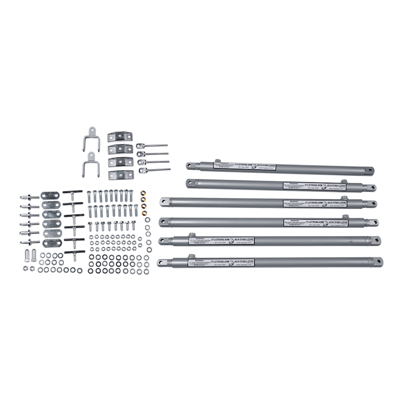Stabilisateur JT’s Strong Arm Lippert pour roulotte à sellette – Kit de renfort en acier (15-0359)